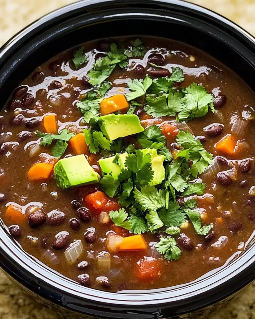 Slow Cooker Black Bean Soup
