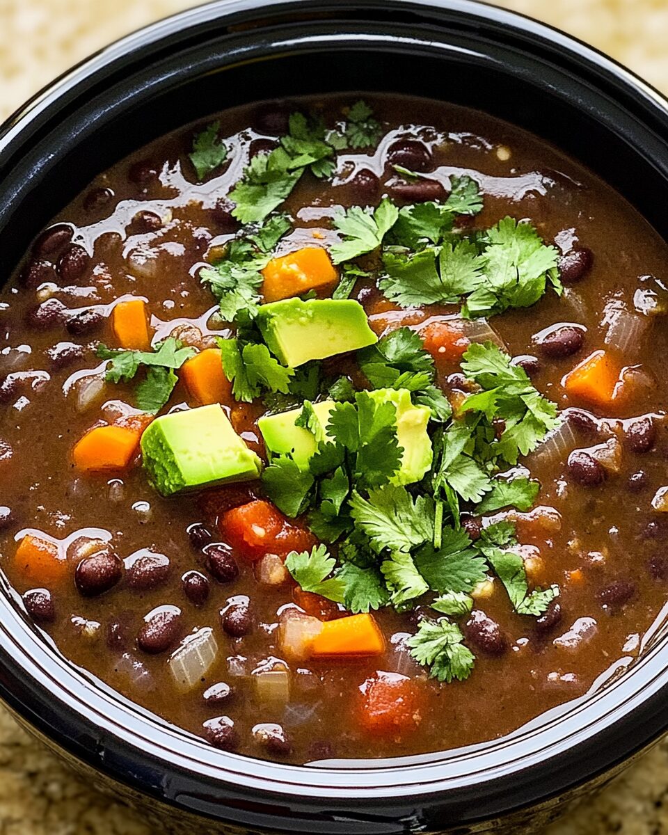 Slow Cooker Black Bean Soup