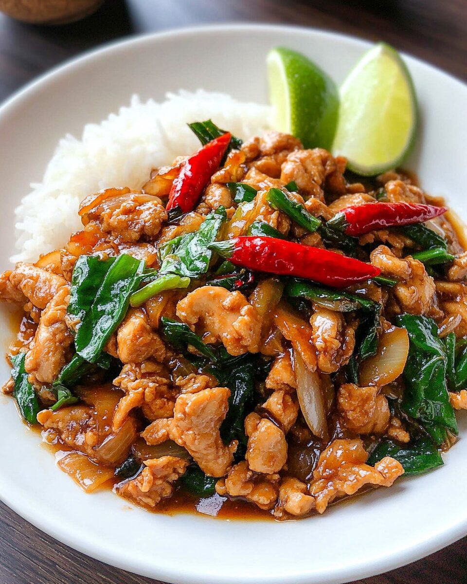 Thai Basil Chicken Stir Fry