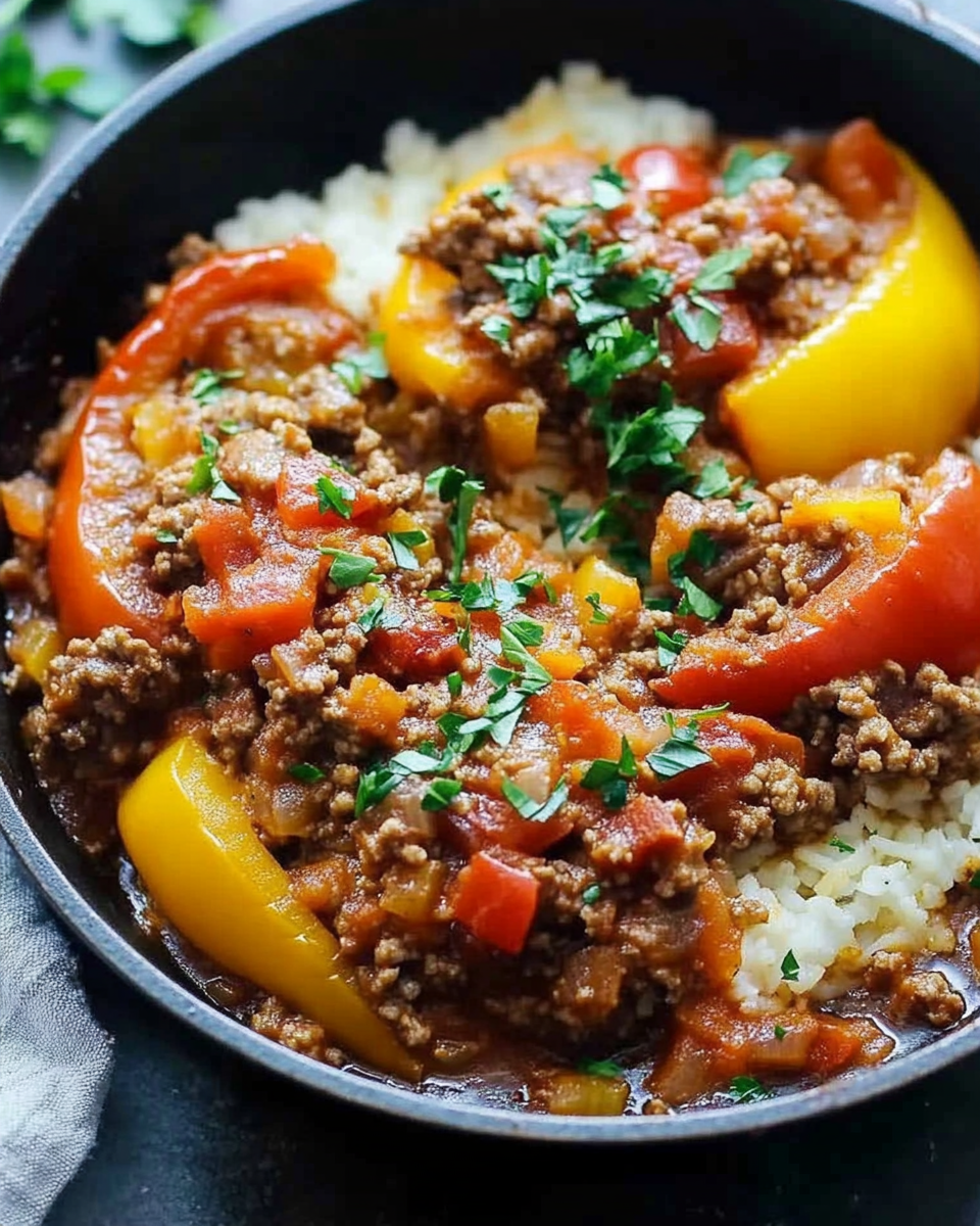 Unstuffed Bell Pepper Skillet