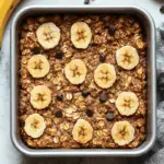 Banana Bread Baked Oatmeal