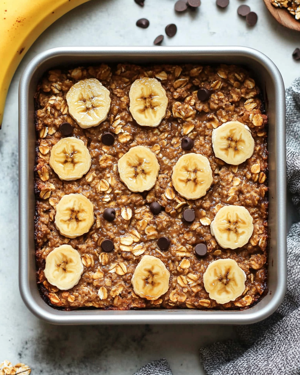 Banana Bread Baked Oatmeal