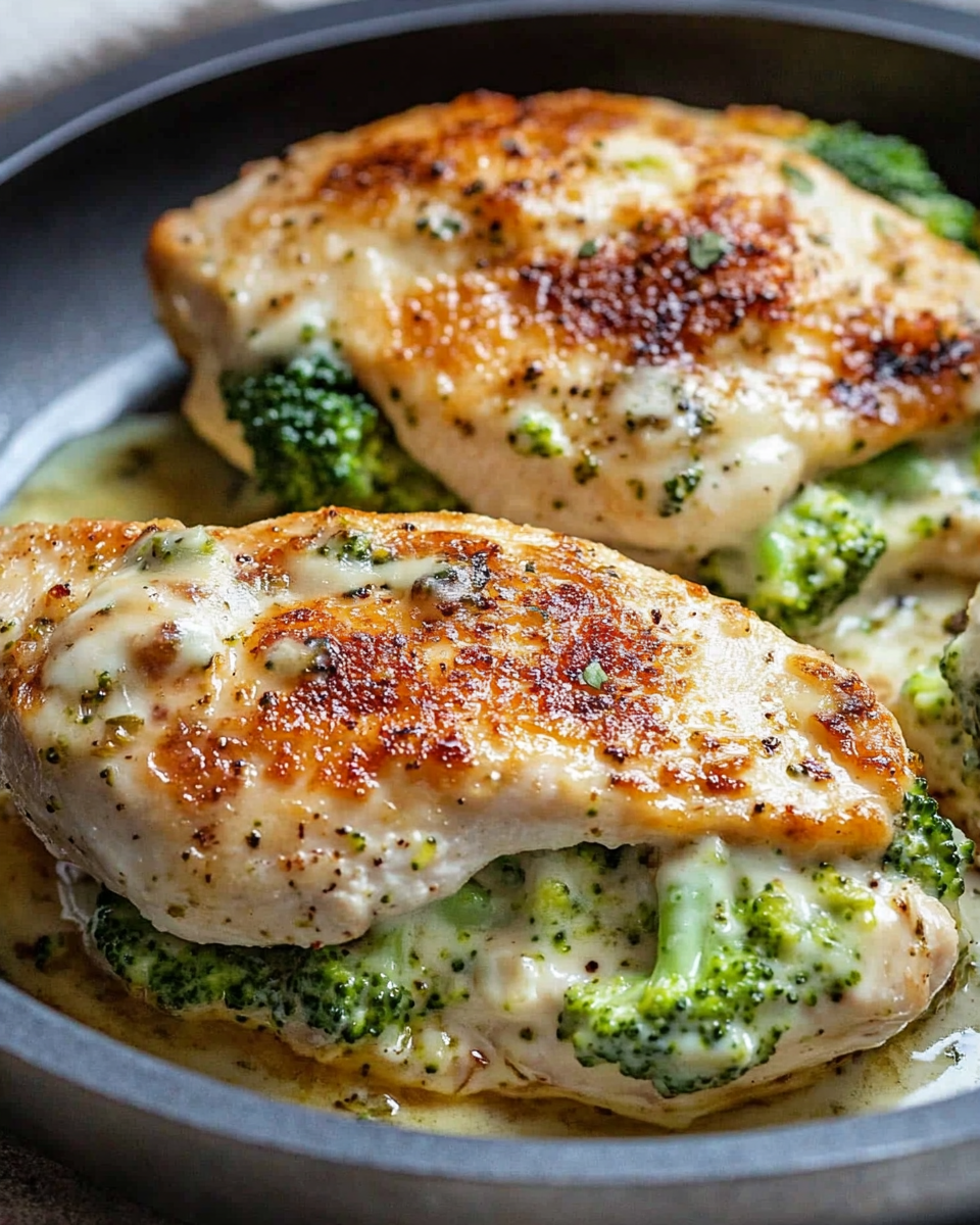 Broccoli Stuffed Chicken Breast