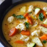 Creamy Roasted Veggie Soup