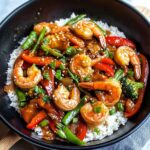 Garlic Ginger Shrimp Stir-Fry