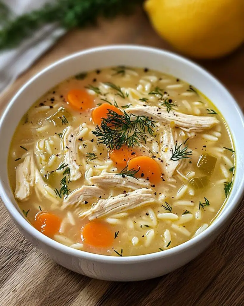 Greek Lemon Chicken Soup