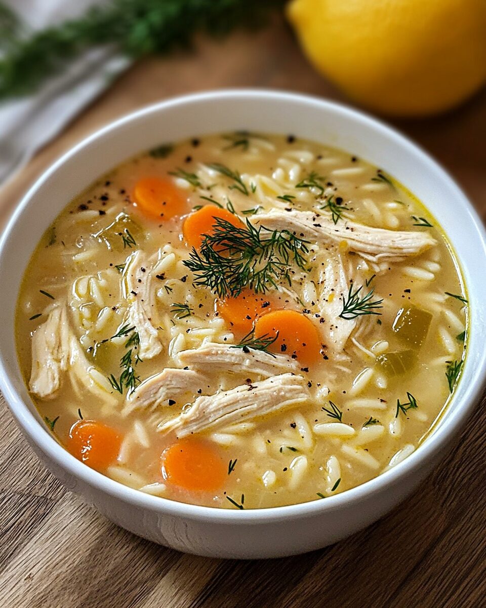 Greek Lemon Chicken Soup