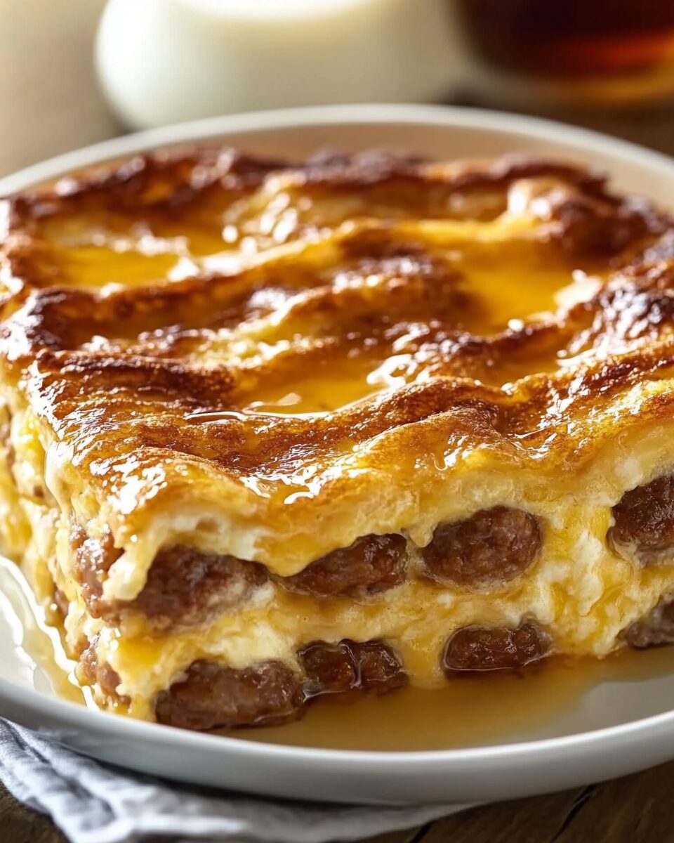Pancake Sausage Casserole