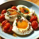 Poached Eggs with Roasted Tomatoes