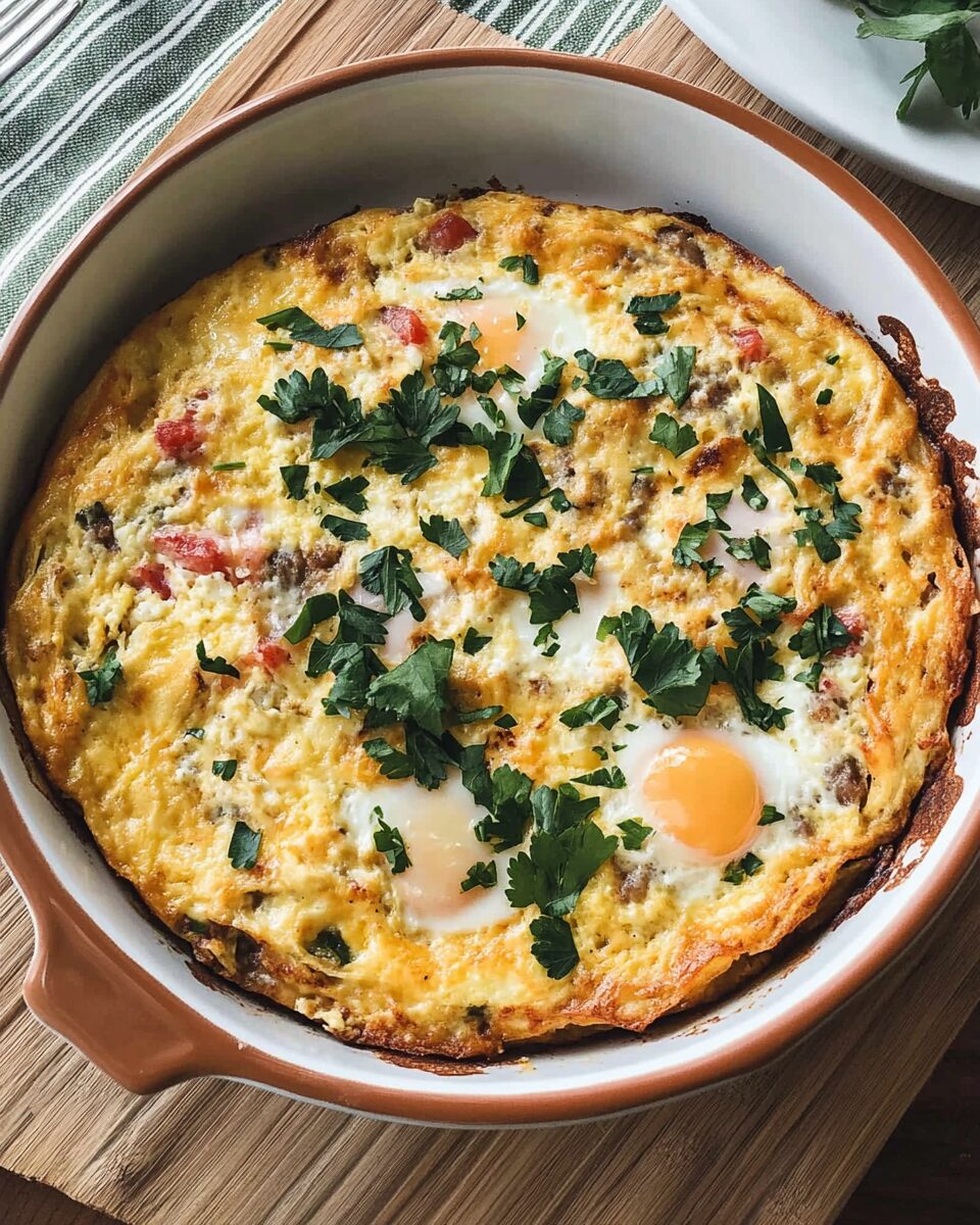 Turkey Egg Breakfast Casserole