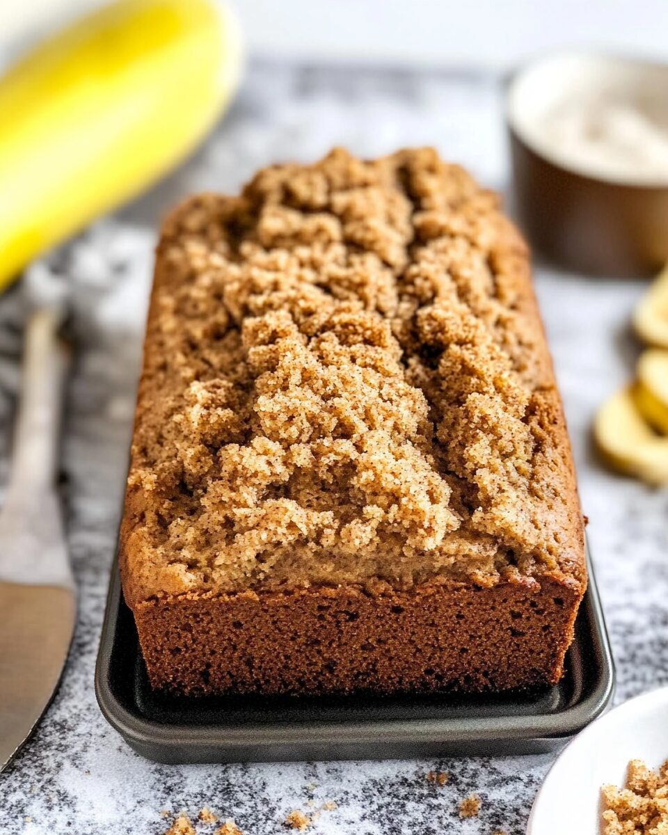 Whole Wheat Cinnamon Crunch Banana Bread