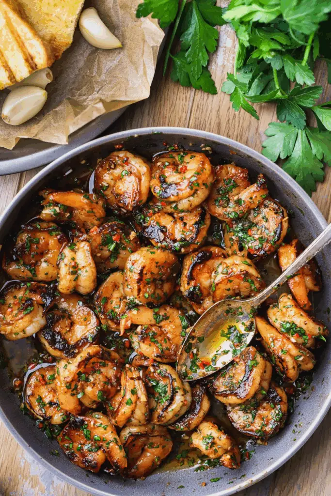 Pan-Seared Chimichurri Shrimp
