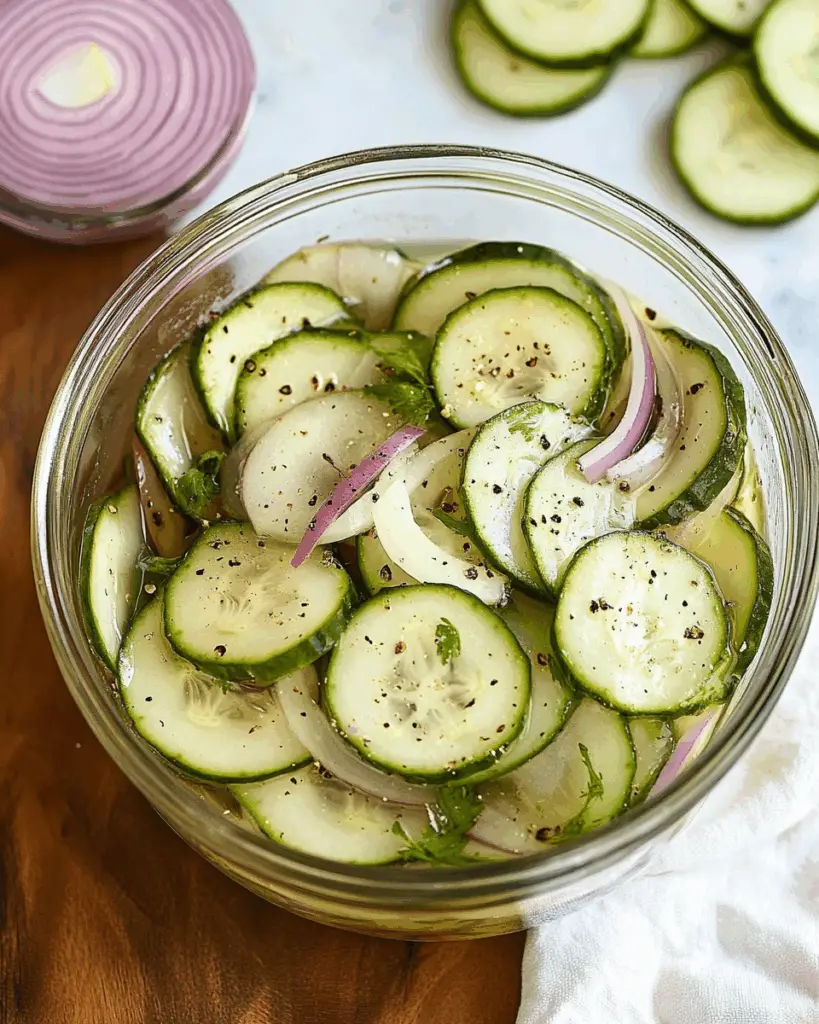Cucumber Onion Salad