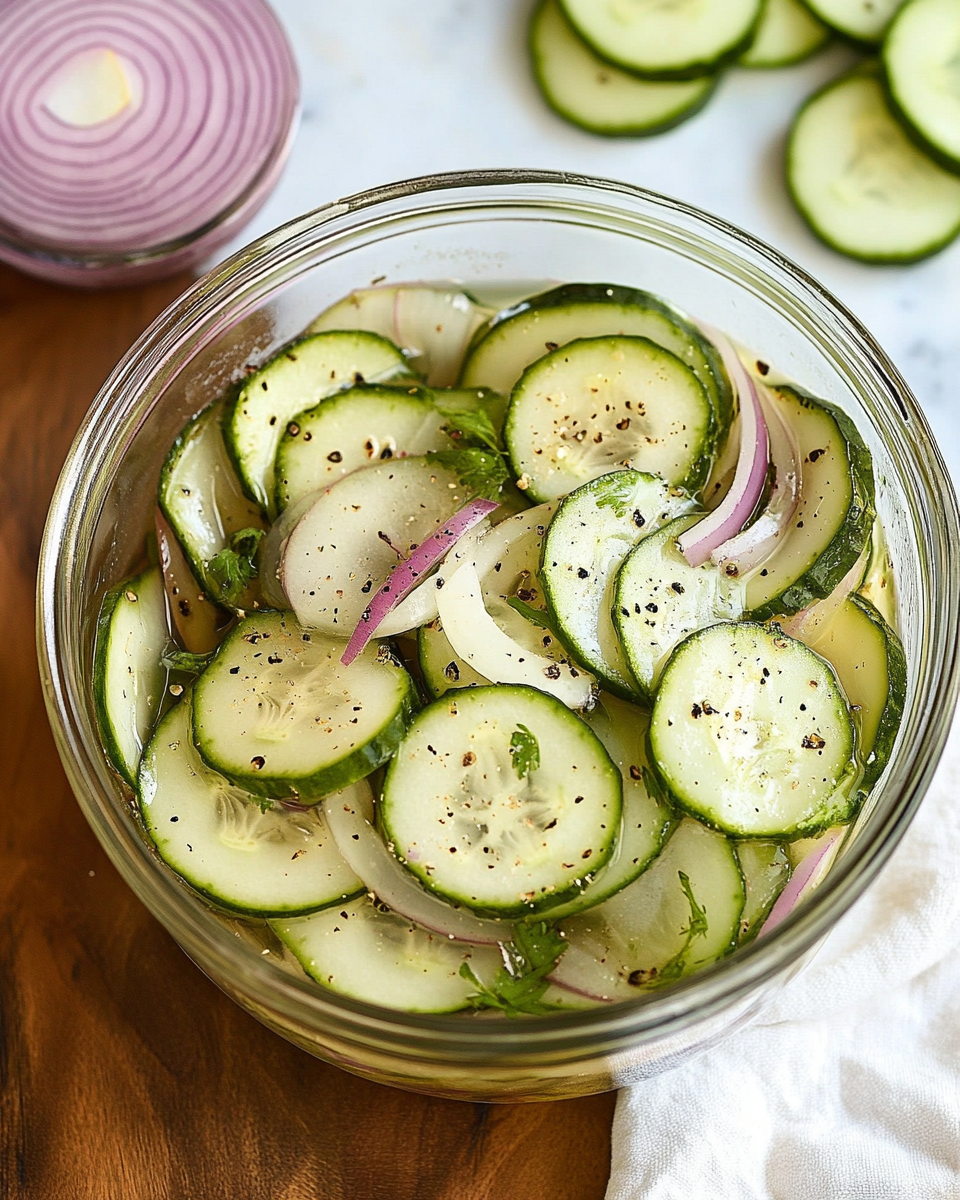 Cucumber Onion Salad