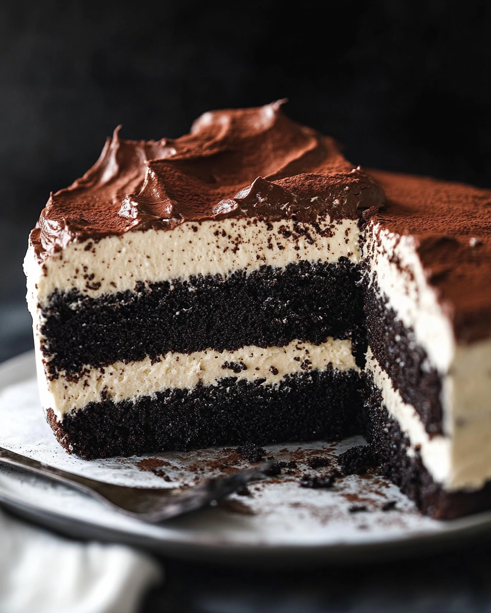 Black Cocoa Cake