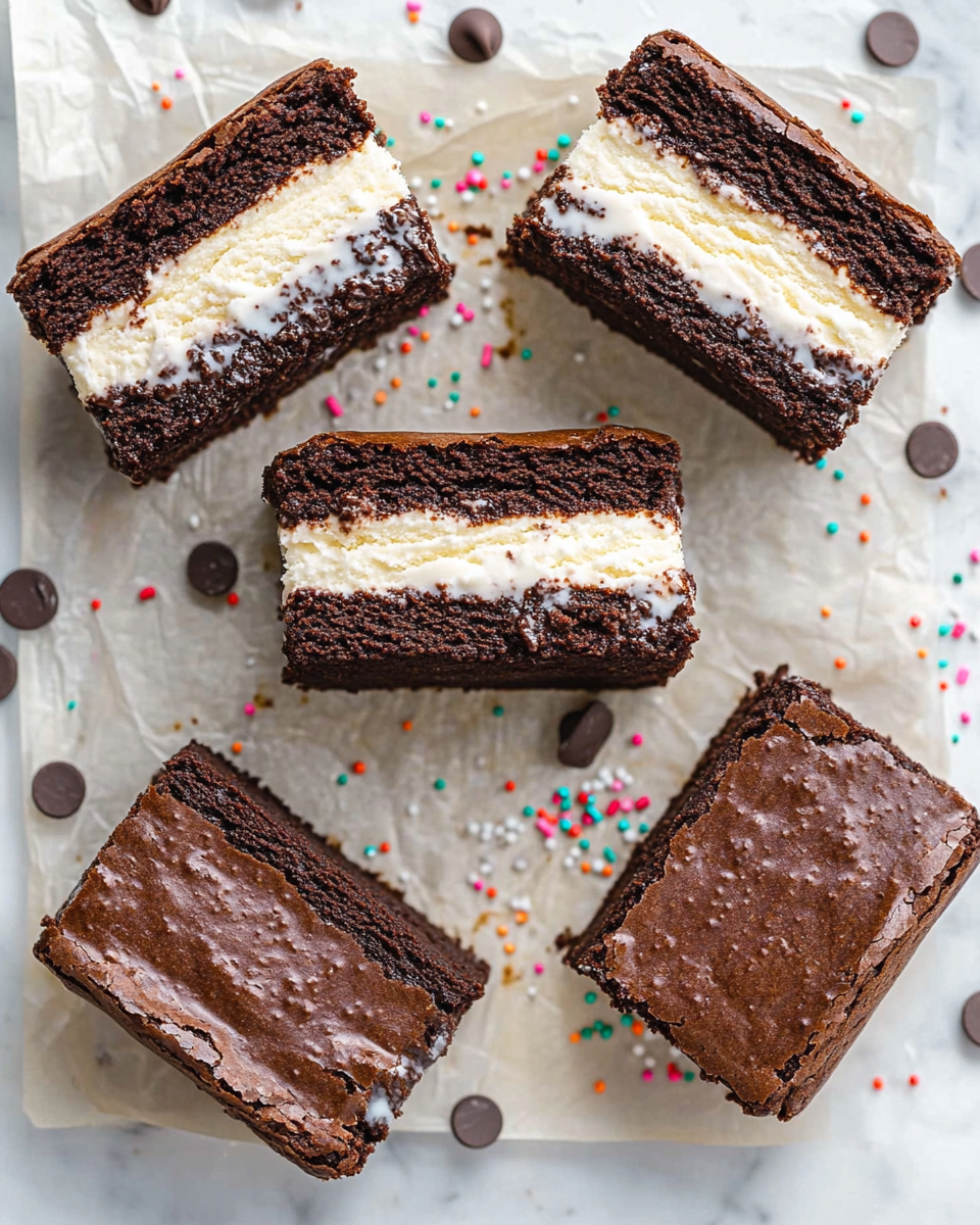 Brownie Ice Cream Sandwiches