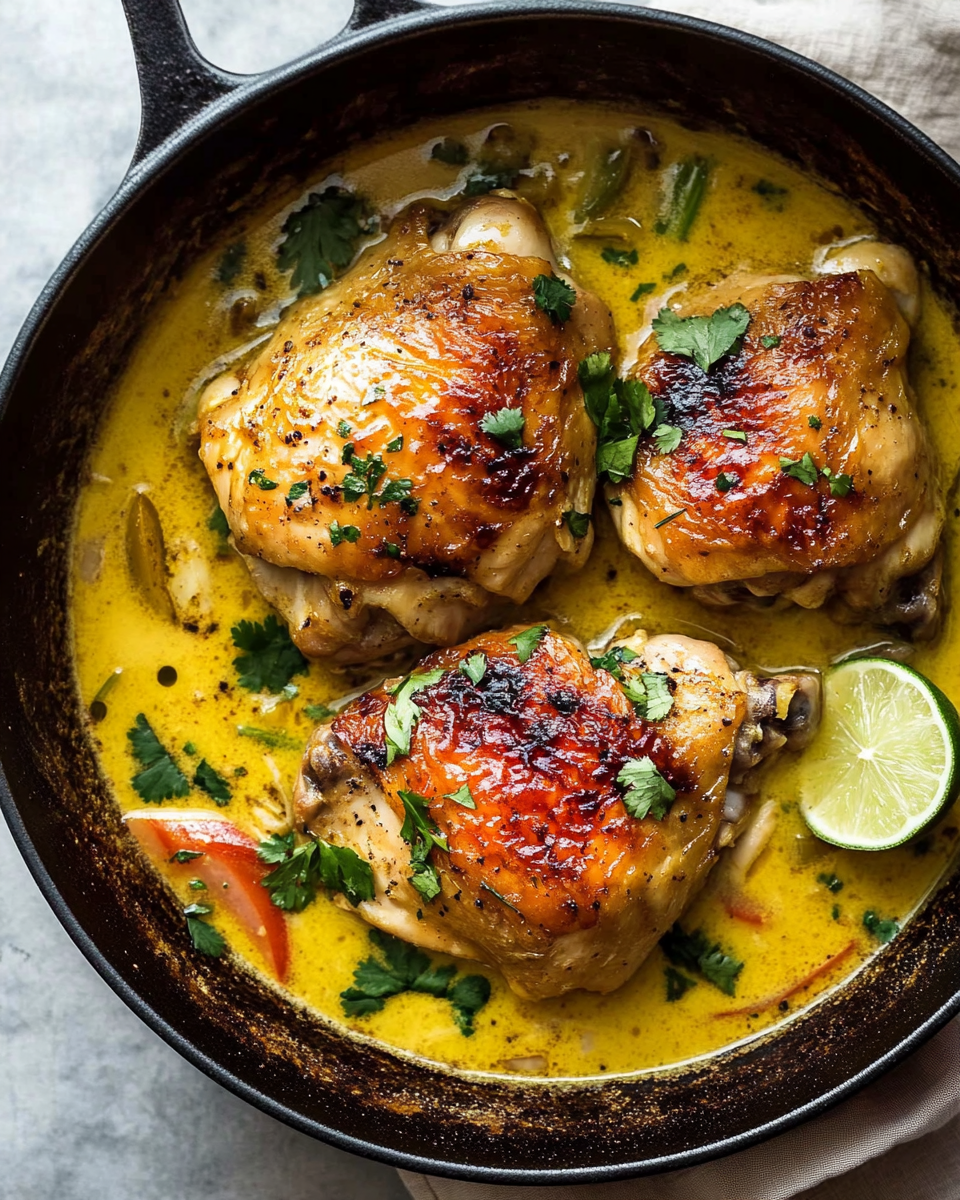 Coconut Milk Braised Chicken