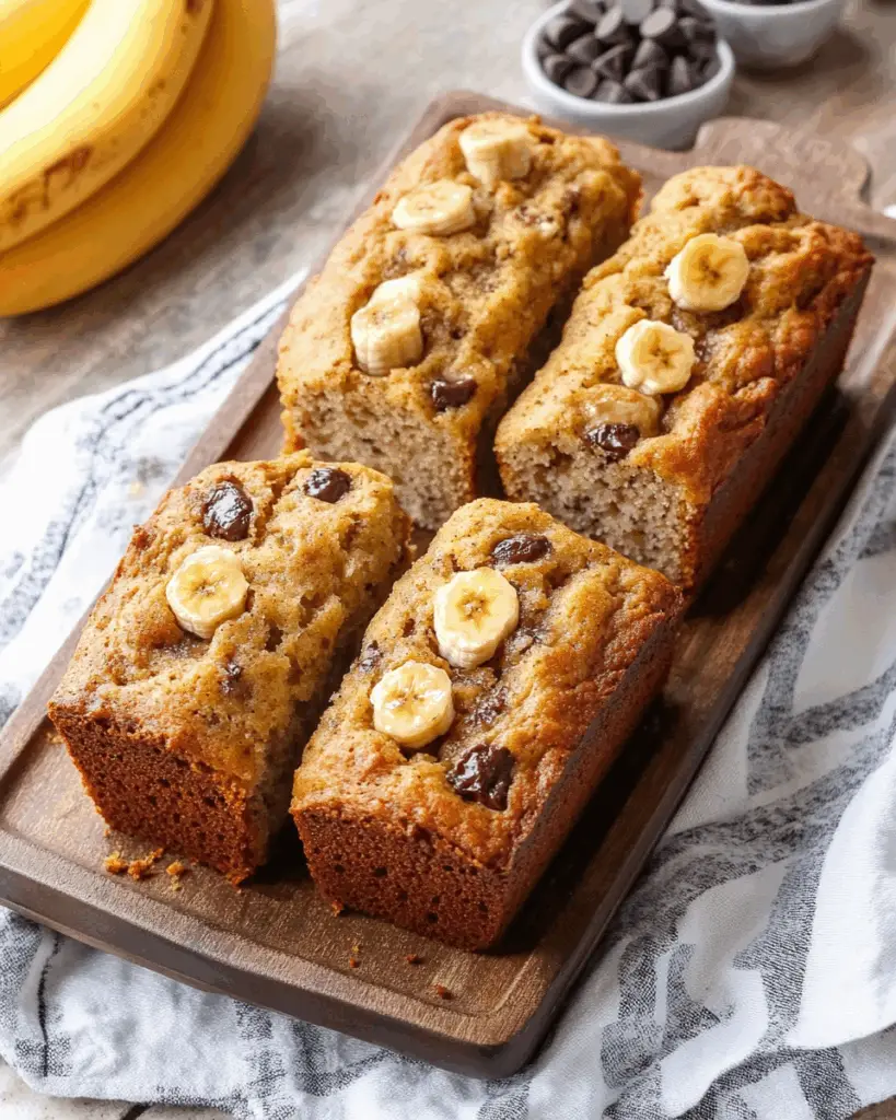 Mini Banana Bread Loaves