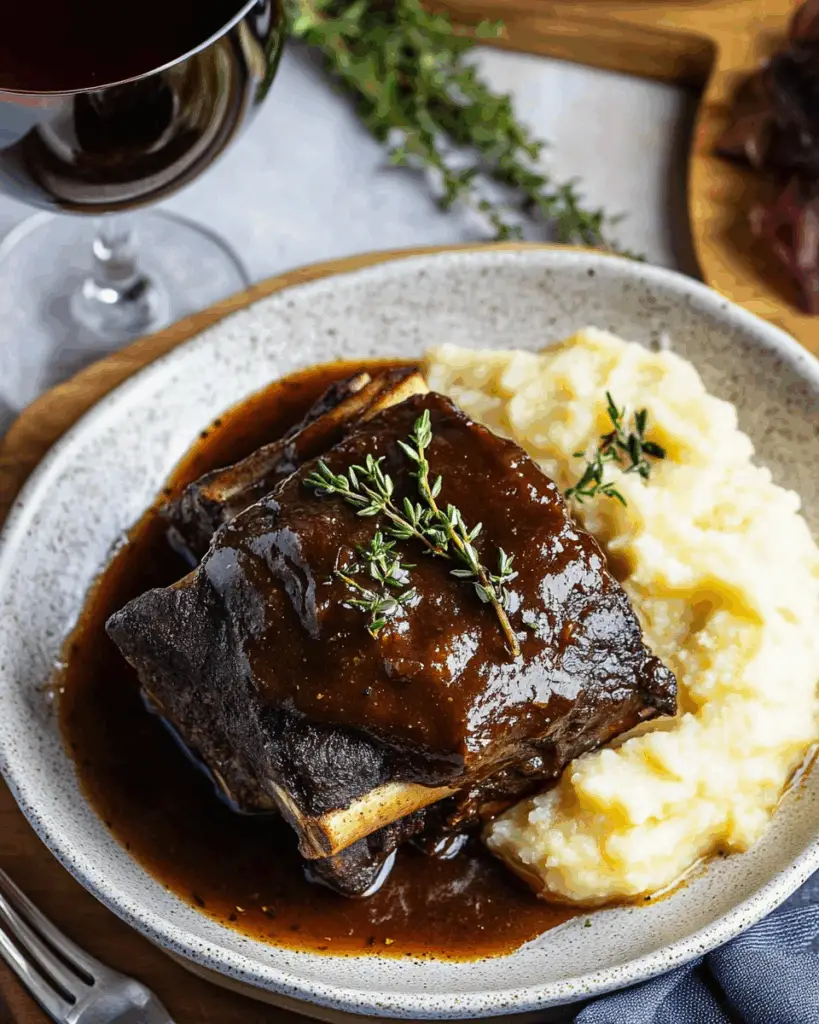 Red Wine Braised Short Ribs