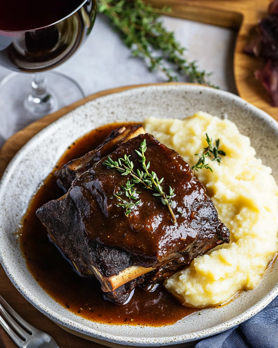 Red Wine Braised Short Ribs