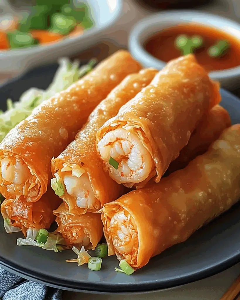 Shrimp and Cabbage Egg Rolls