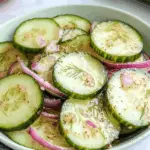 Apple Cider Vinegar Cucumber Salad