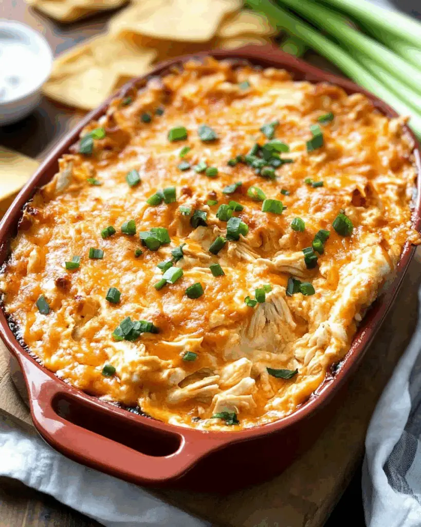 Baked Buffalo Chicken Dip