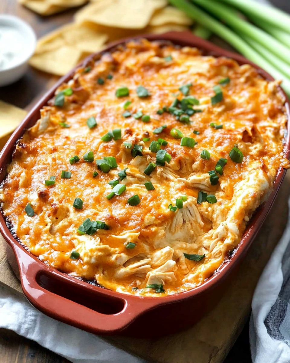 Baked Buffalo Chicken Dip