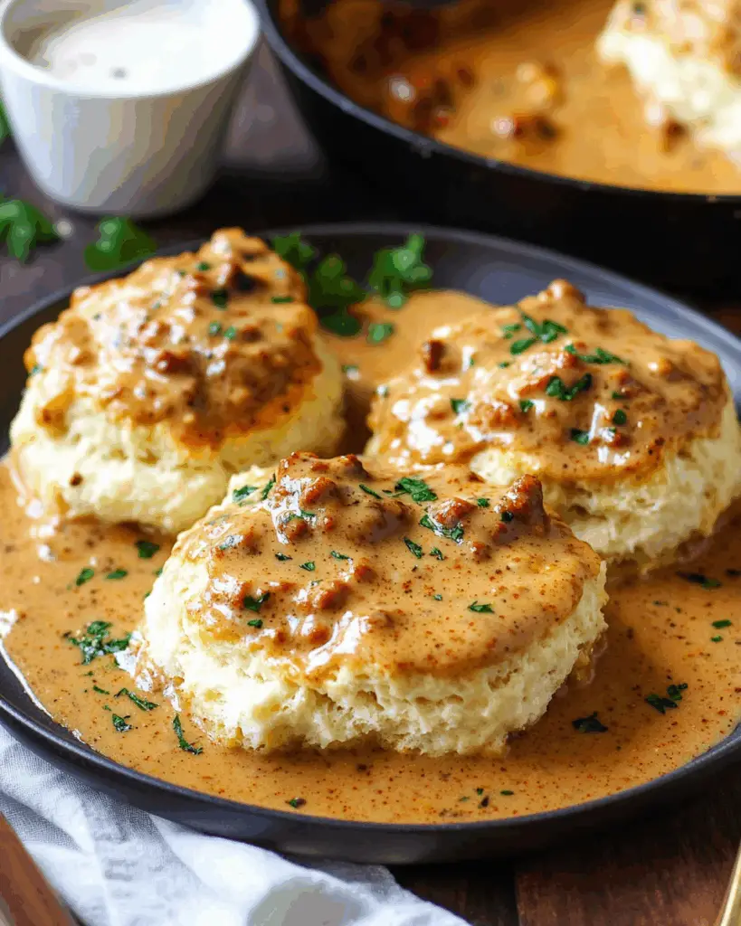 Biscuits and Chorizo Gravy