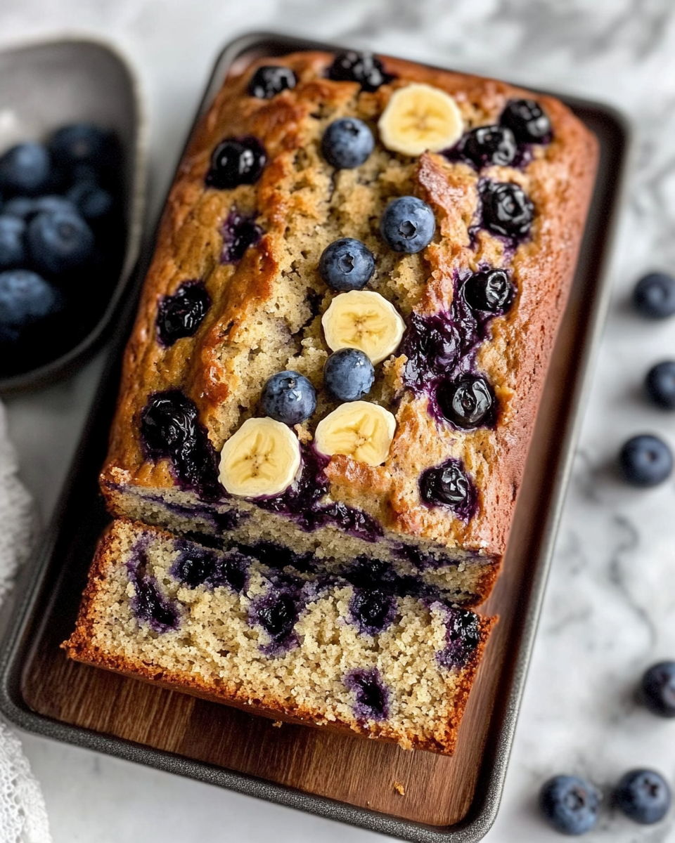 Blueberry Banana Bread