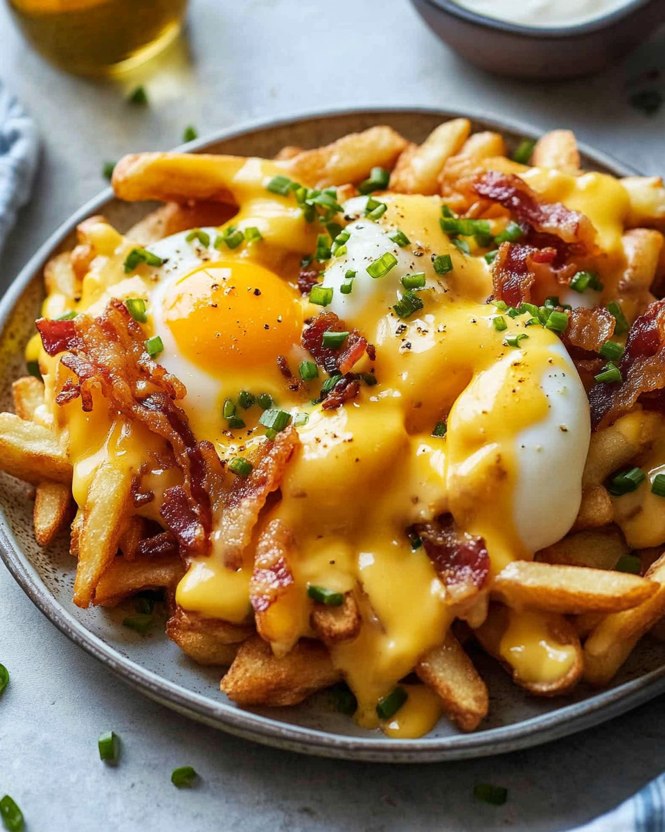 Breakfast Poutine with Hollandaise