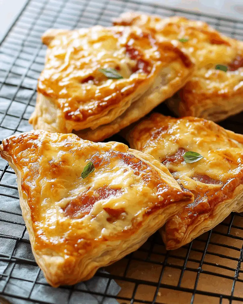 Cheese and Bacon Turnovers