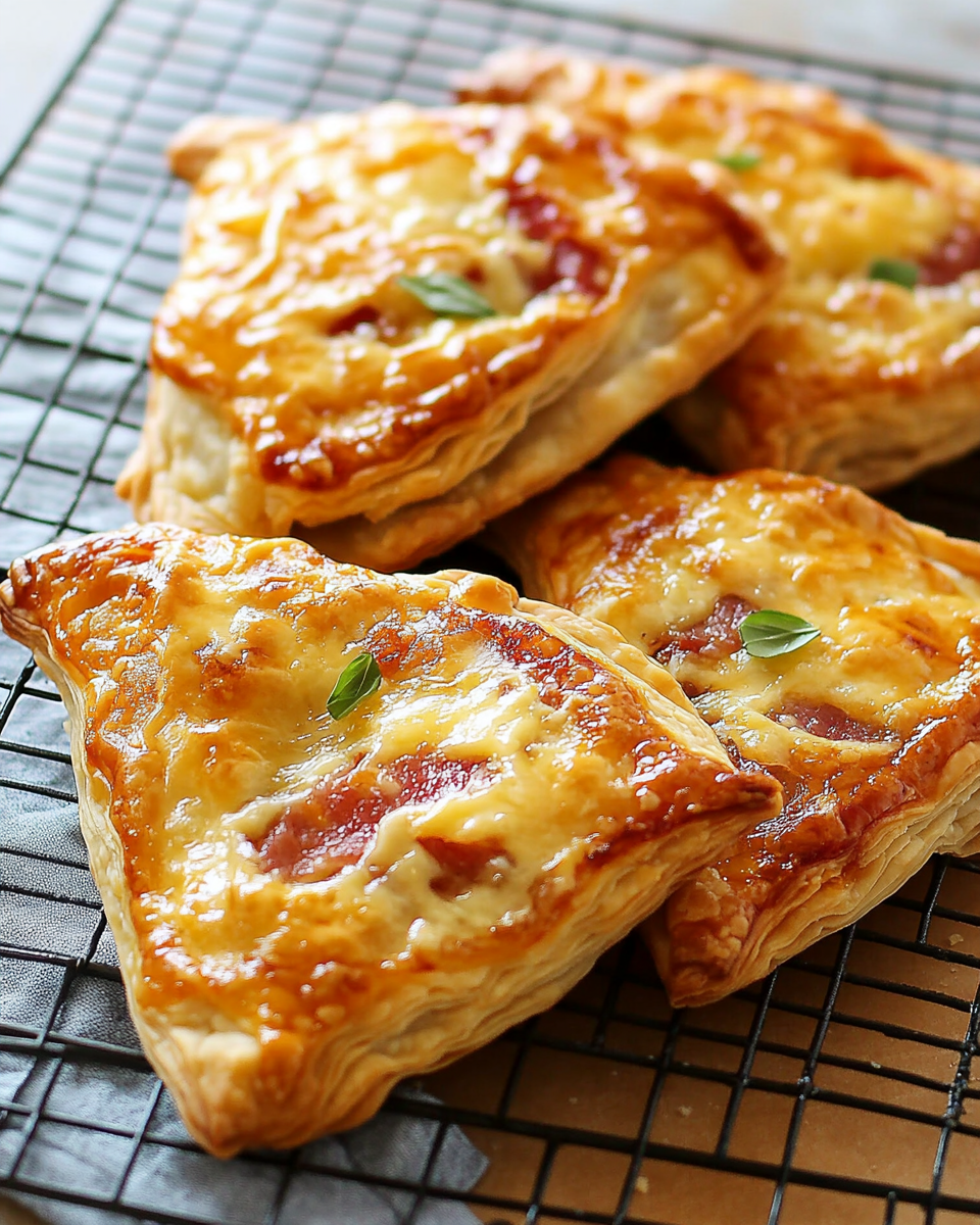 Cheese and Bacon Turnovers
