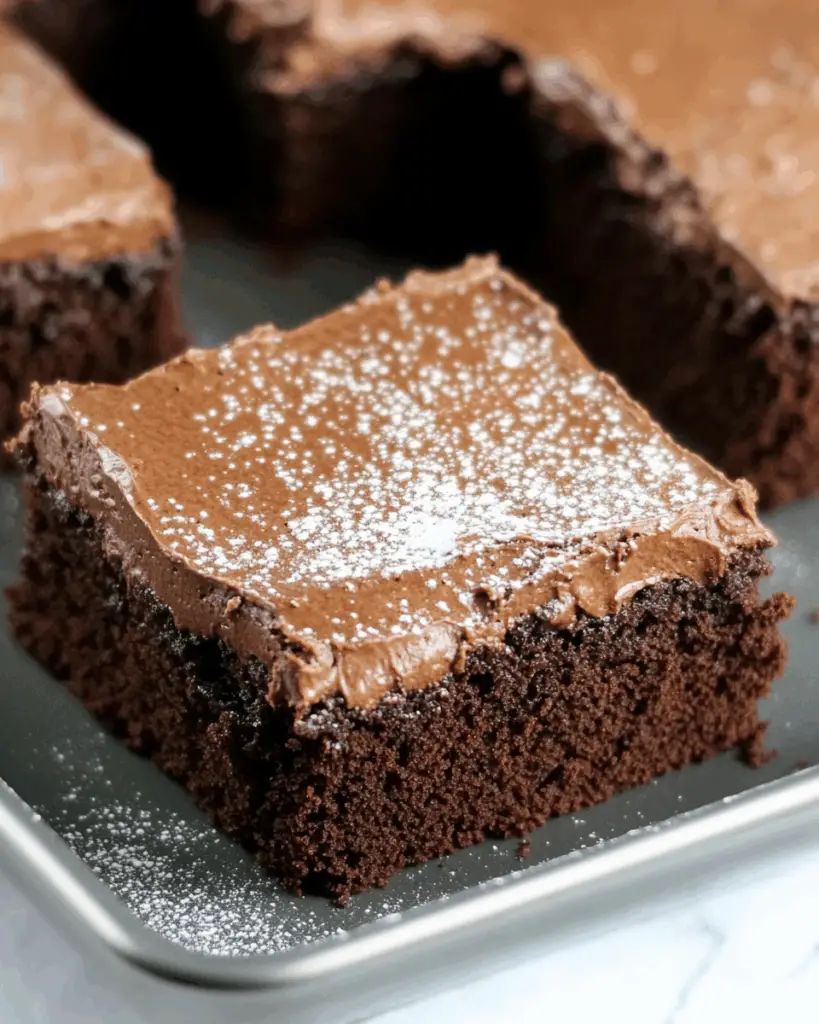 Chocolate Depression Cake