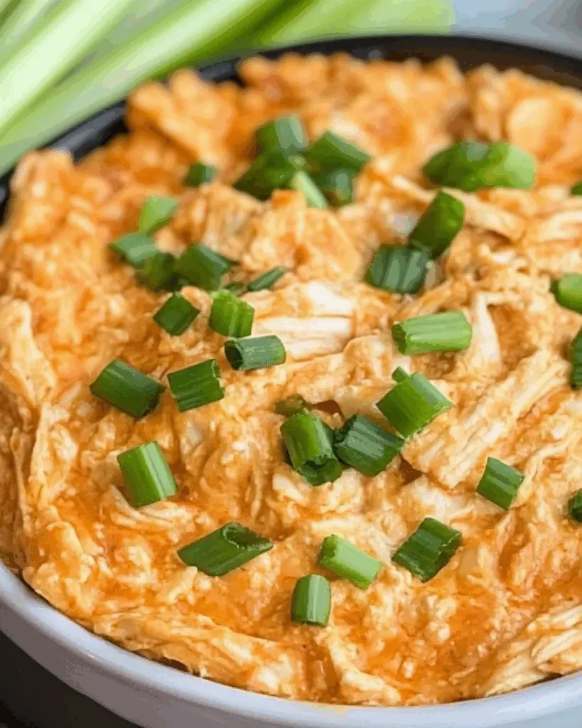 Crockpot Buffalo Chicken Dip