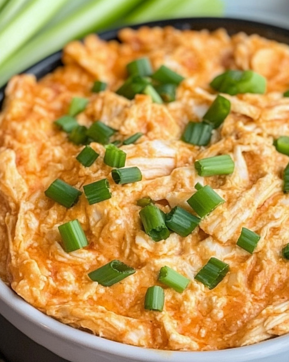 Crockpot Buffalo Chicken Dip