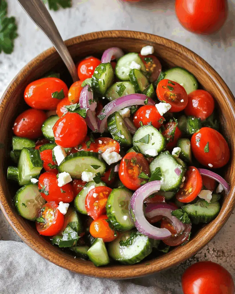 Cucumber Tomato Salad