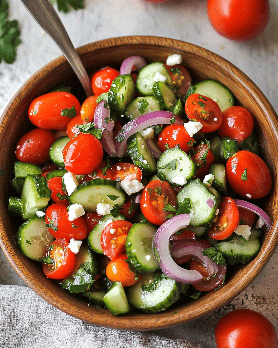 Cucumber Tomato Salad