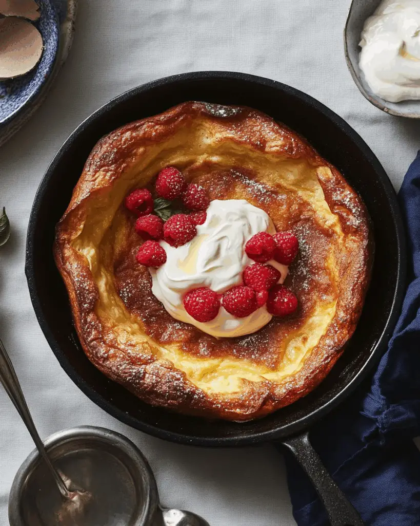 Dutch Baby with Maple Whipped Cream