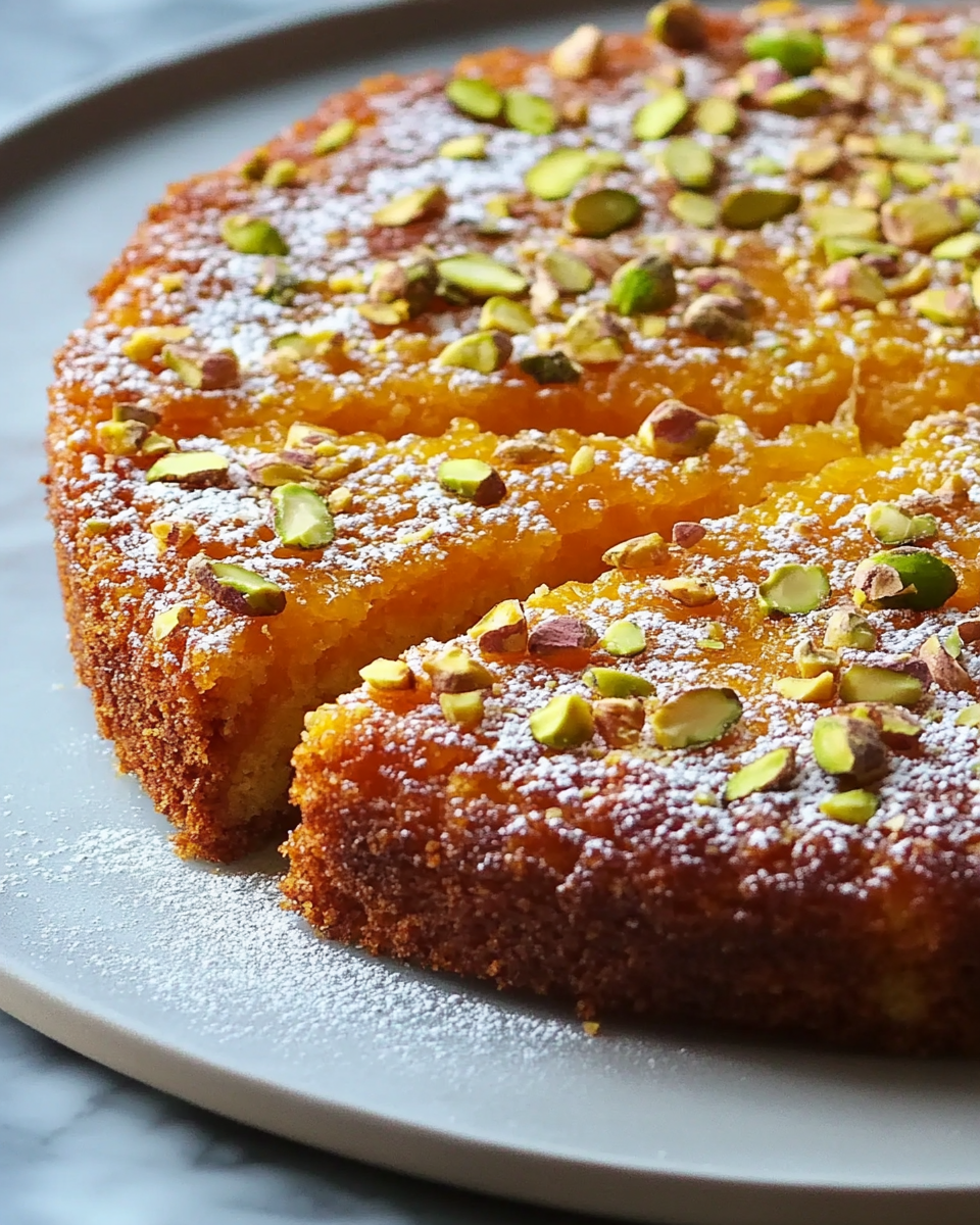 Flourless Orange Pistachio and Almond Cake