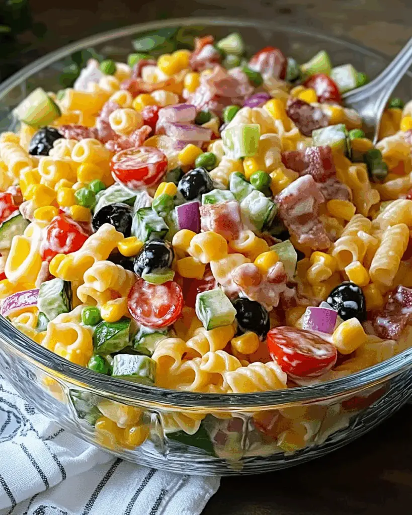 Layered Pasta Salad