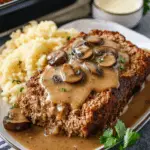 Meatloaf with Mushroom Gravy