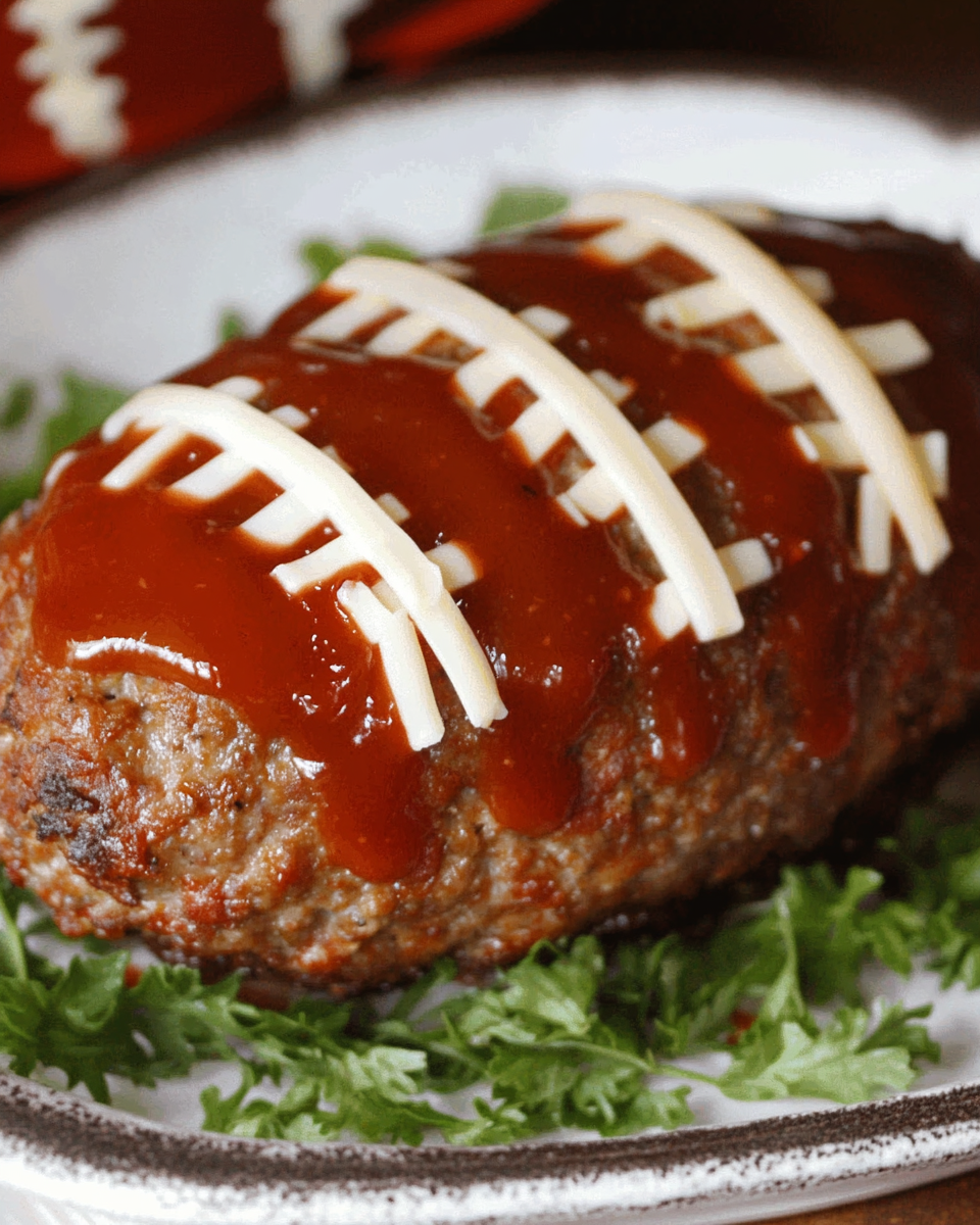 Mini Football Meatloaves