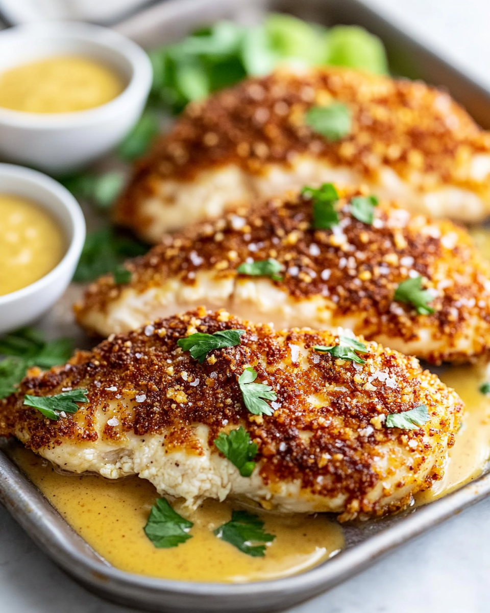 Pretzel Crusted Chicken