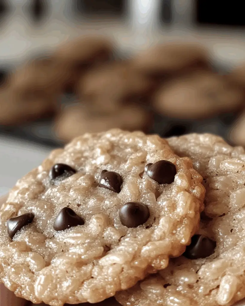 Rice Krispie Chocolate Chip Cookies