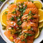 Salmon Crudo with Citrus and Herbs