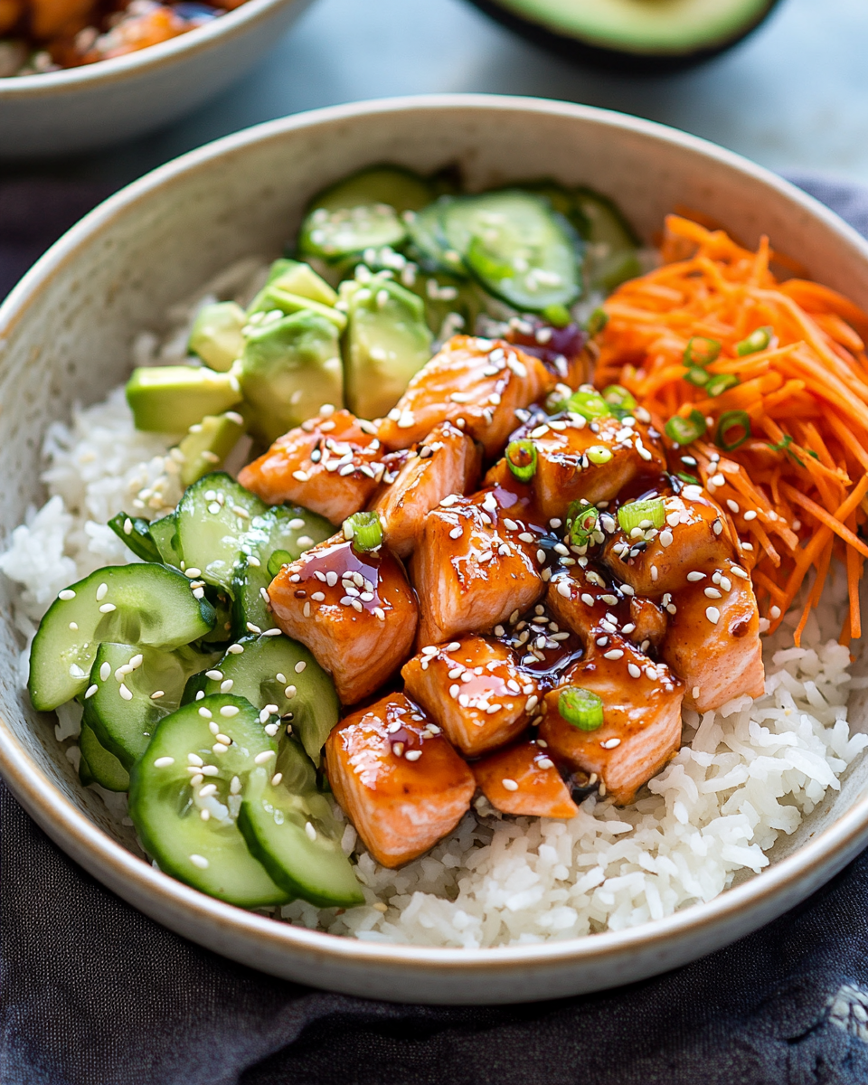 Salmon Rice Bowl