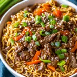 Slow Cooker Beef Ramen Noodles