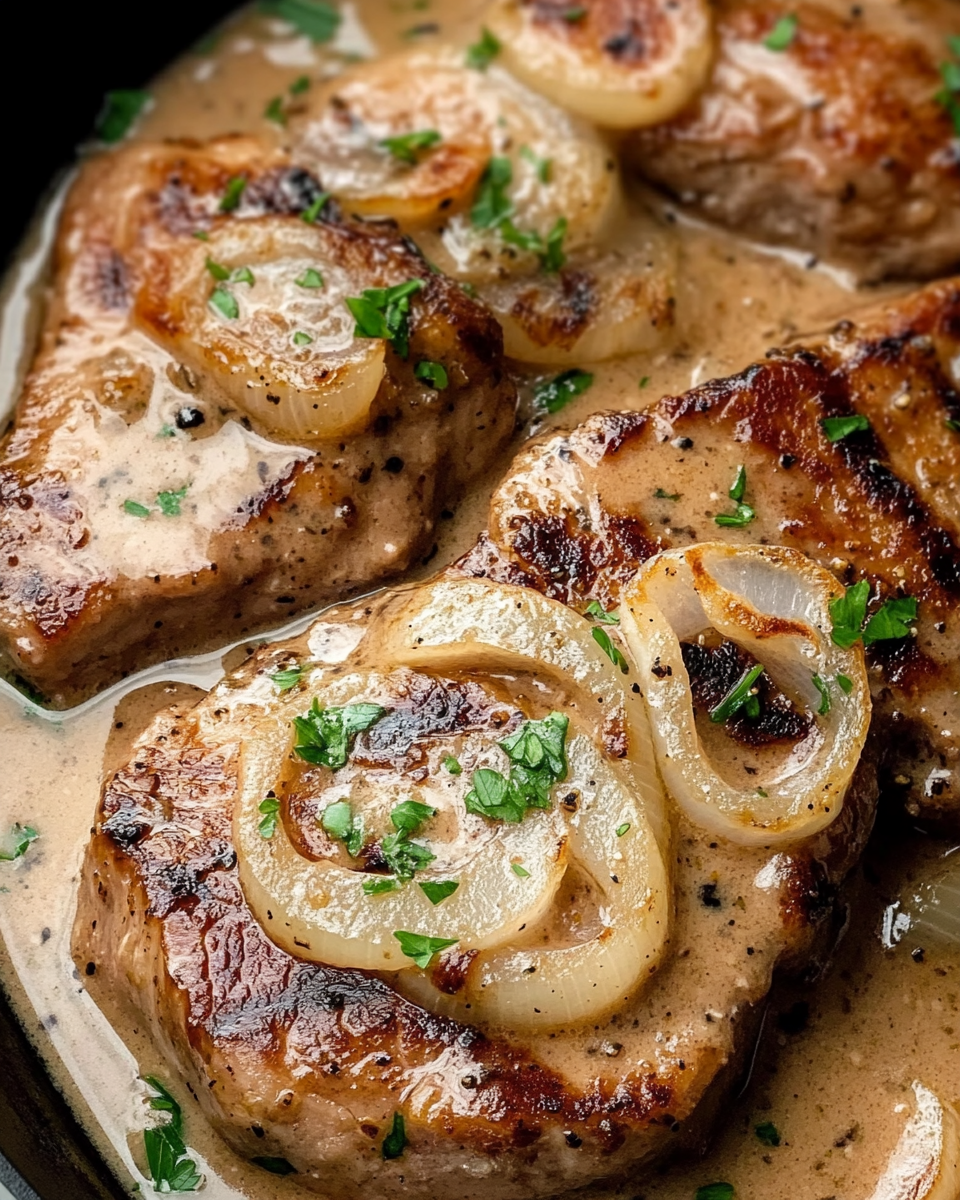 Smothered Pork Steak