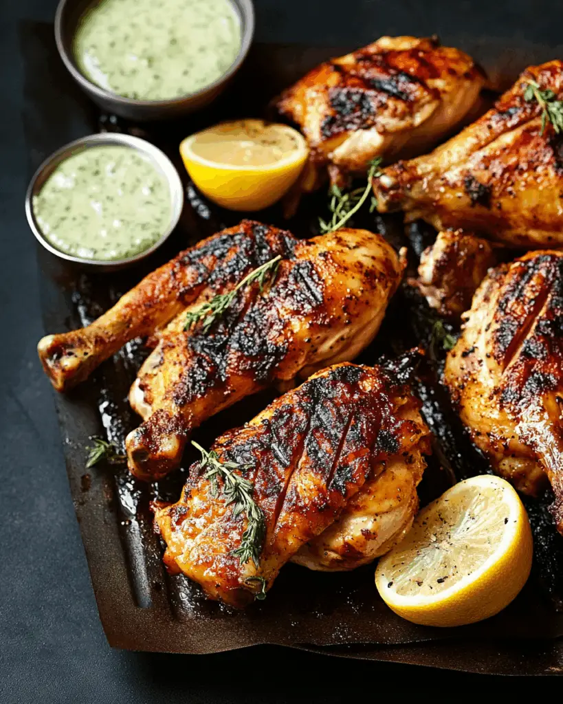 Spatchcocked Grilled Chicken